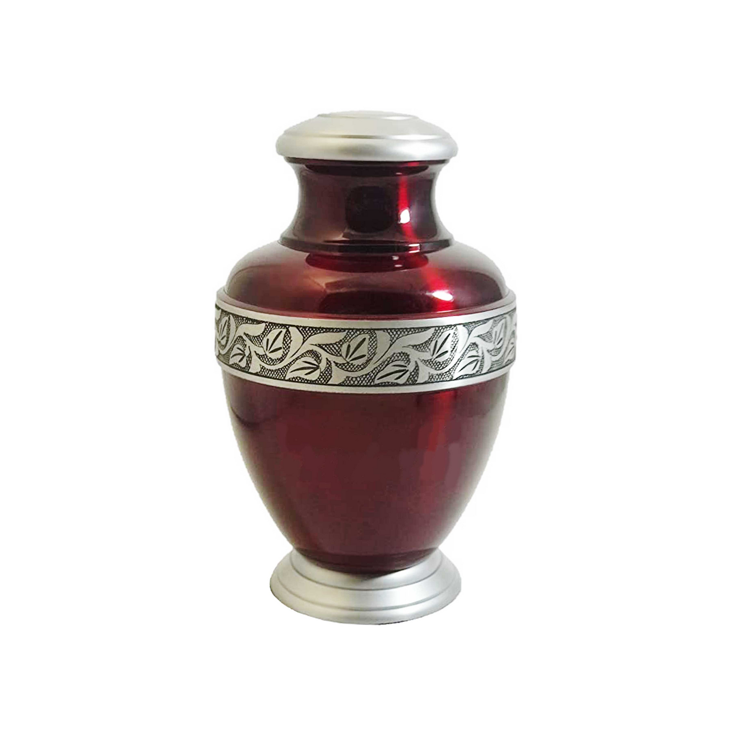 Arcadia Engraved Cherry Cremation Urn for Human Ashes