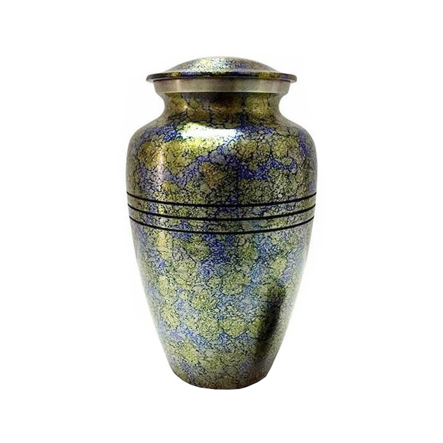 Chrysocolla Gemstone Cremation Urn for Human Ashes