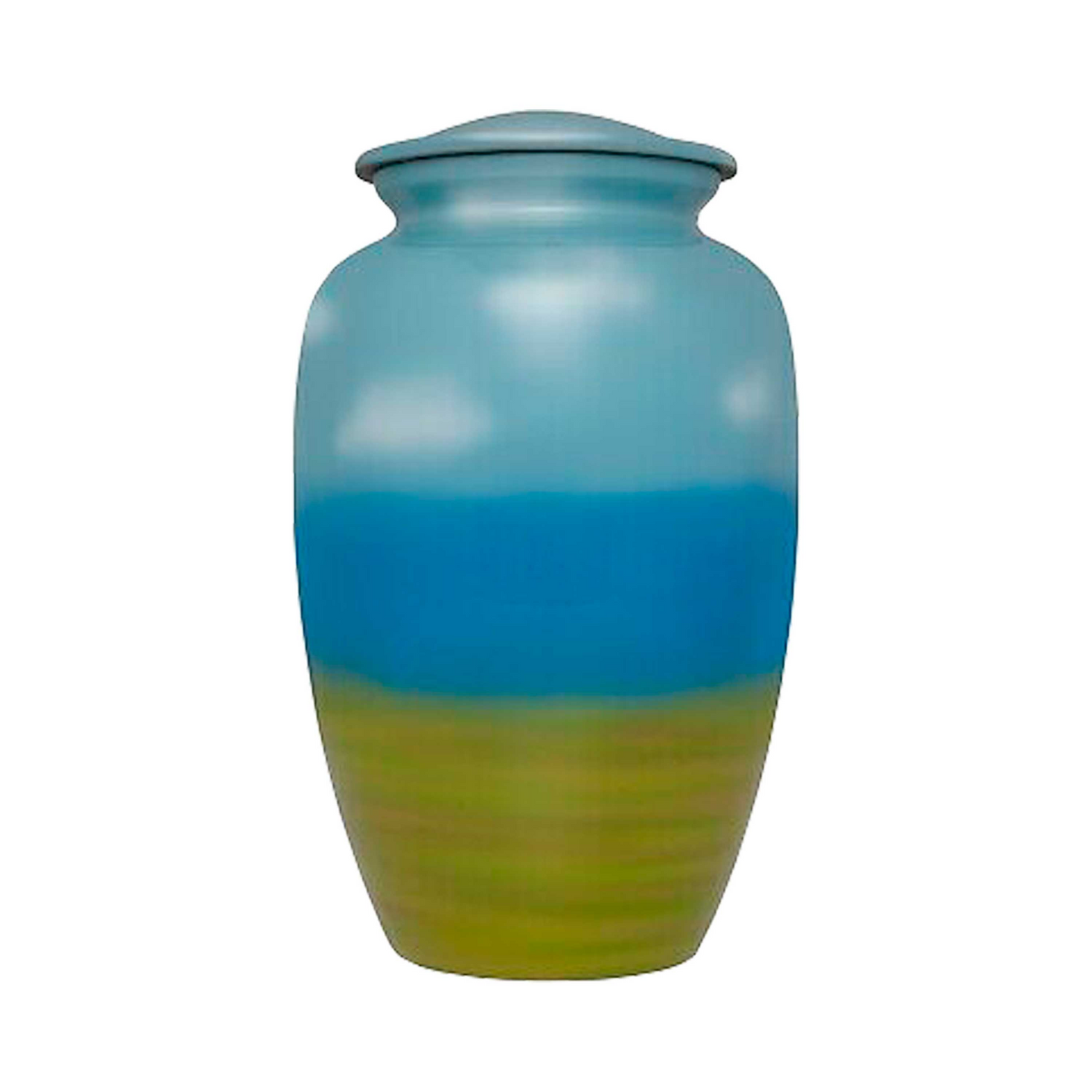 Unreal Natural Scene Printed Cremation Urn for Human Ashes