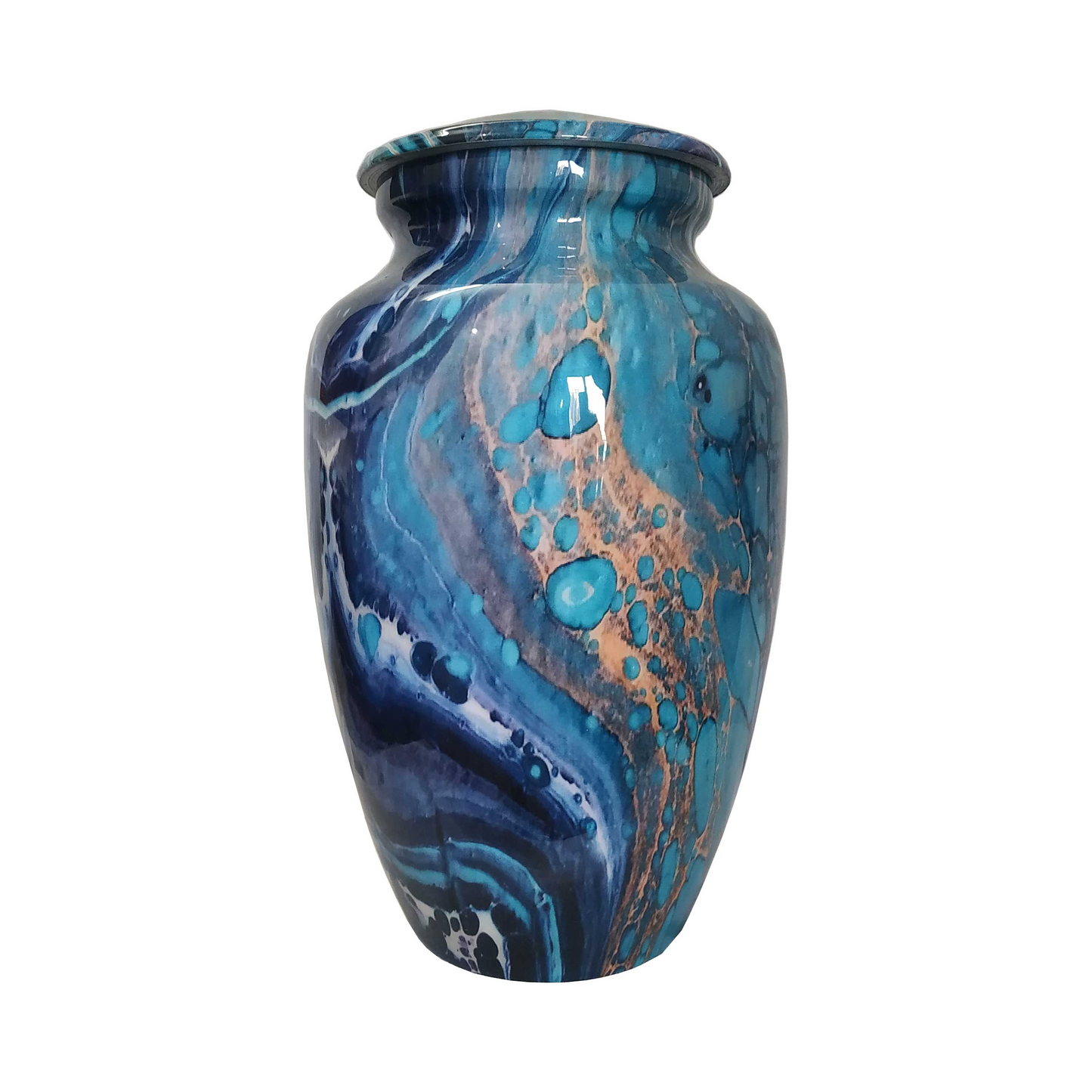 Unreal Underwater Bubbles Cremation Urn for Human Ashes