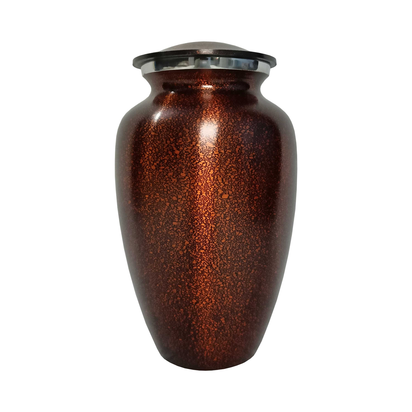 Orange Foam Cremation Urn for Human Ashes