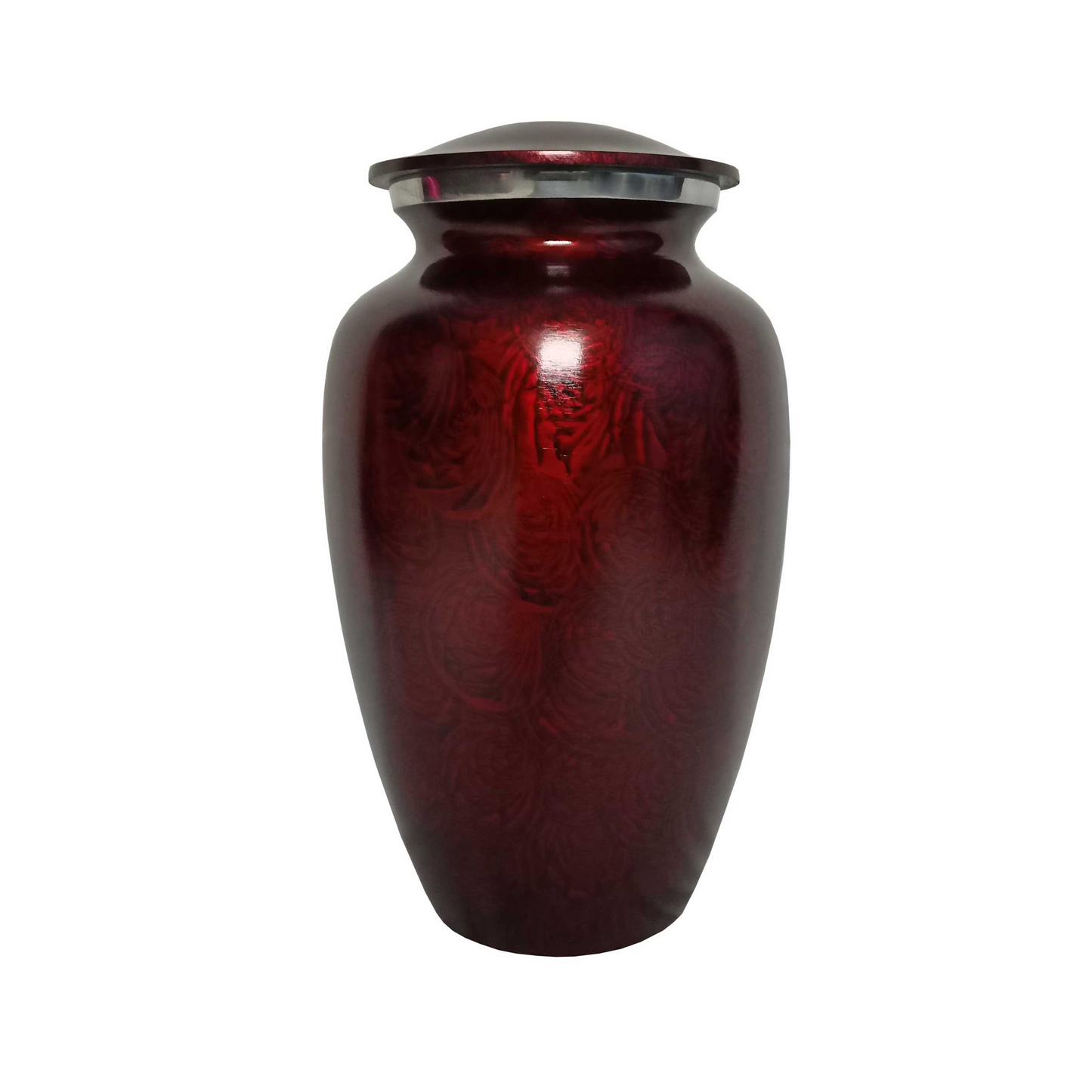 Scarlett Red Unreal Roses Cremation Urn for Human Ashes