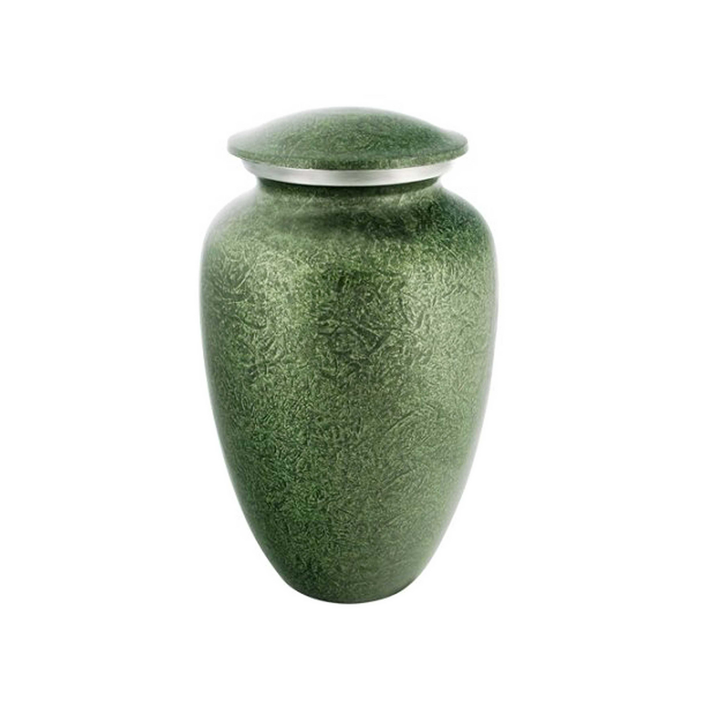Green Natural Seamless Granite Marbled Stone Classic Cremation Urn for Human Ashes