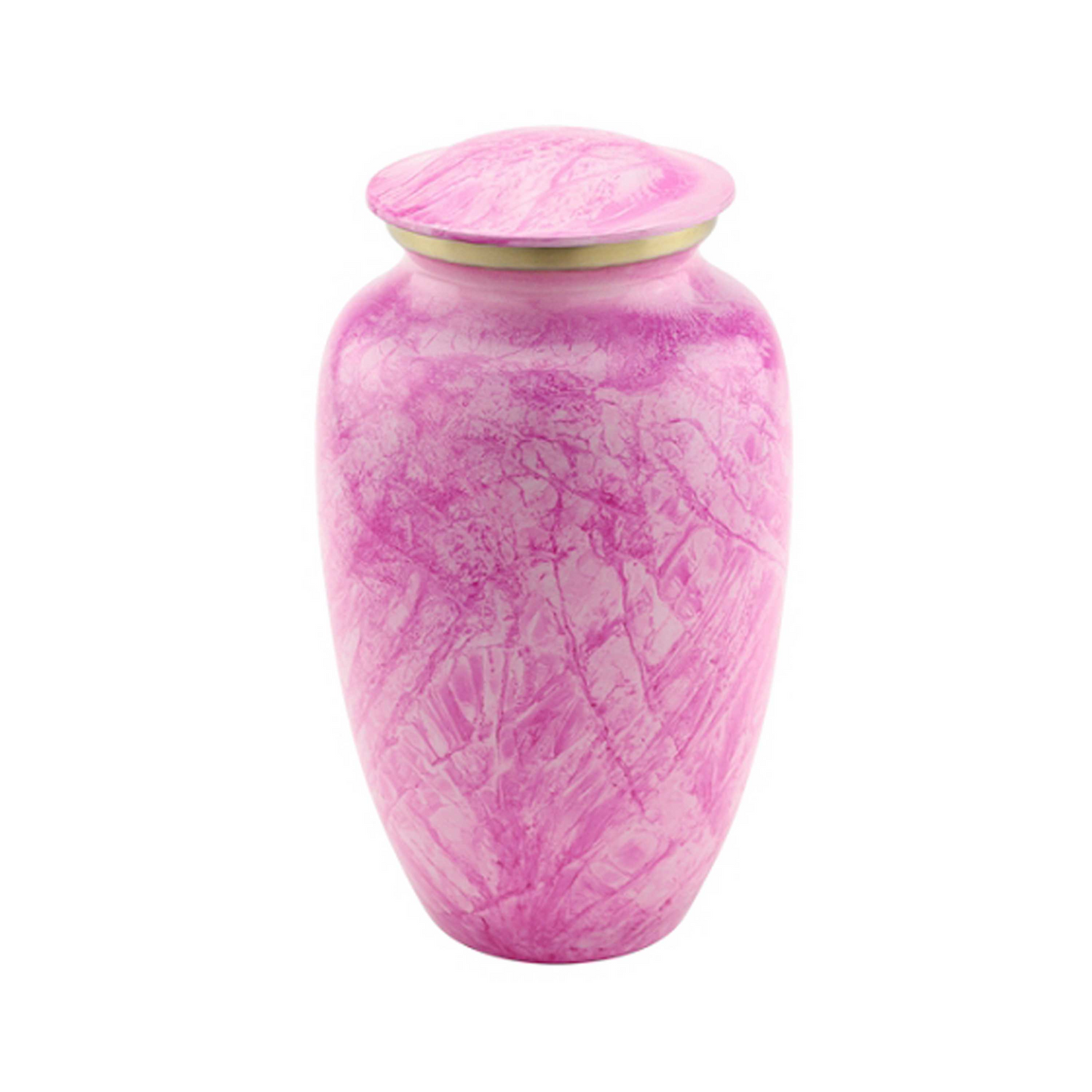 Pink Marble Classic Cremation Urn for Human Ashes