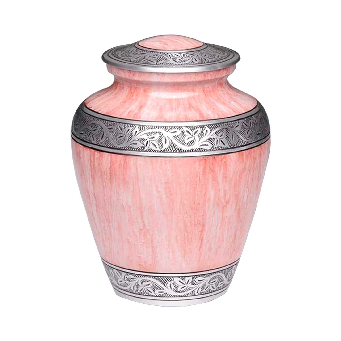 Pink Abstract Human Cremation Urn for Human Ashes
