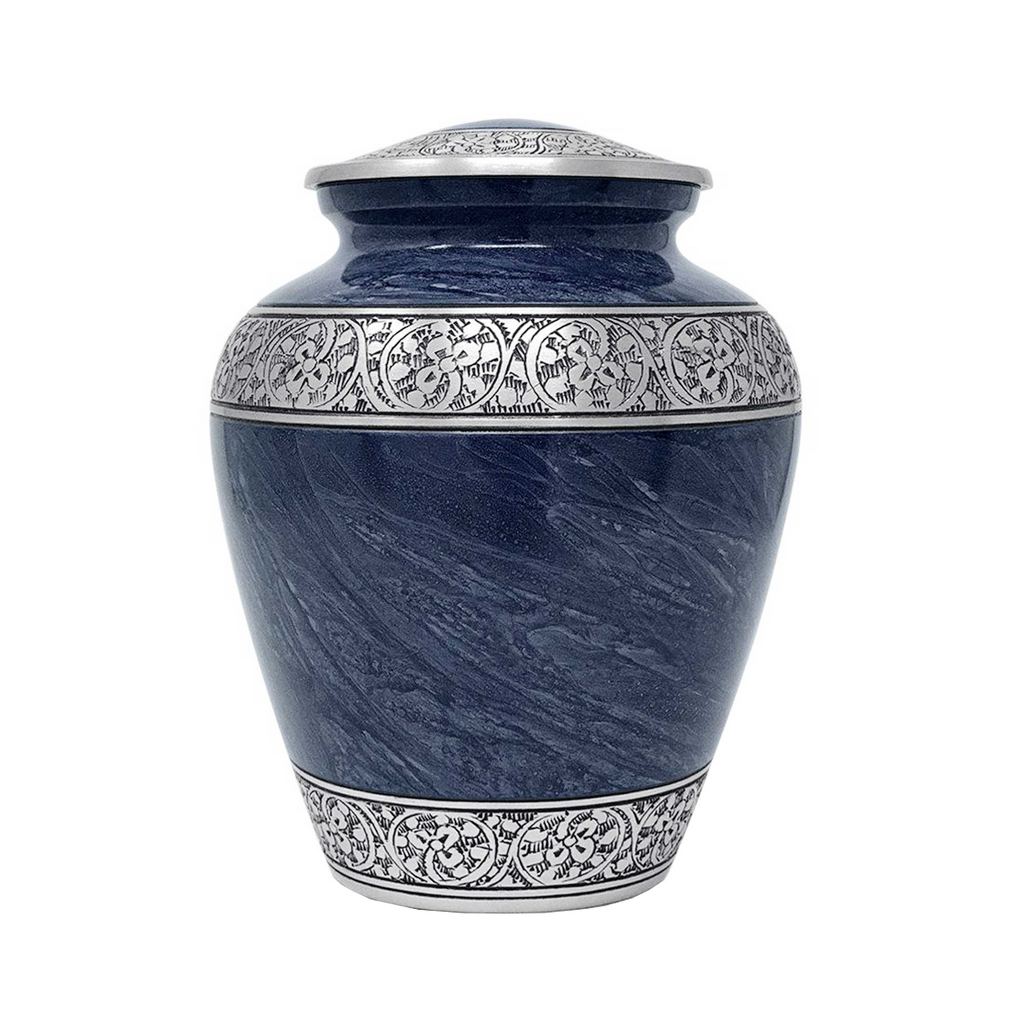 Blue Goldstone Cremation Urn for Human Ashes