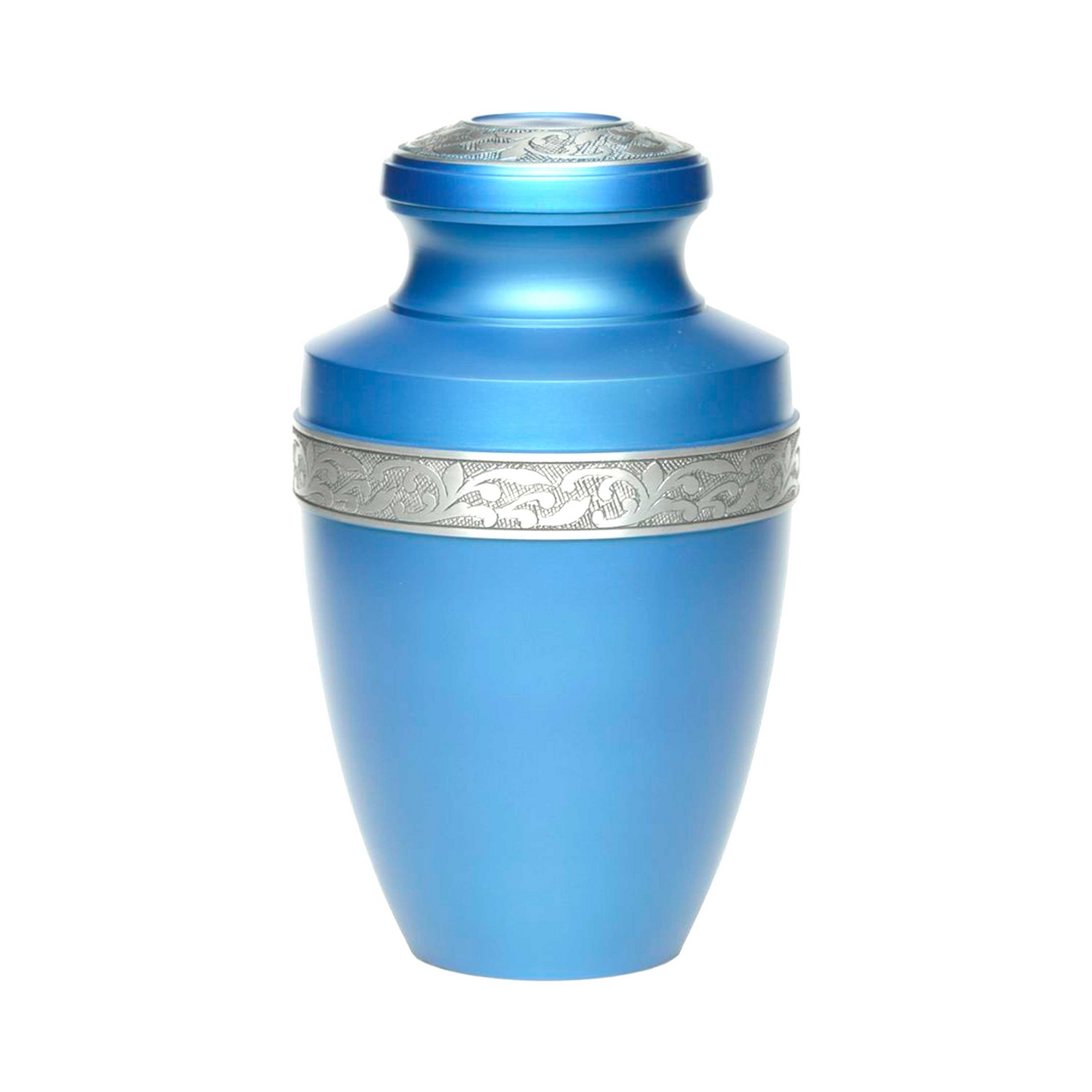 Ocean Blue Grecian Human Cremation Urn for Human Ashes