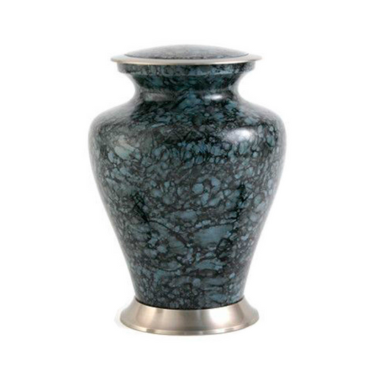 Montana Shaded Metal Aria Cremation Urn for Human Ashes