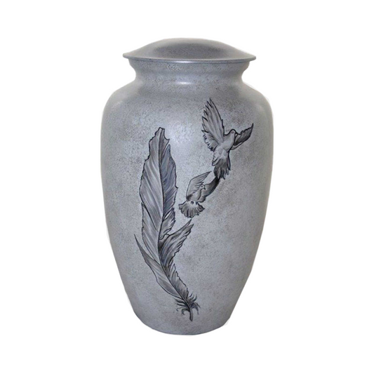 Artistic Pigeon Cremation Urn for Human Ashes
