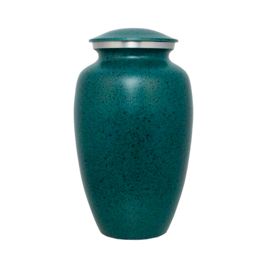 Aqua Foam Cremation Urn for Human Ashes