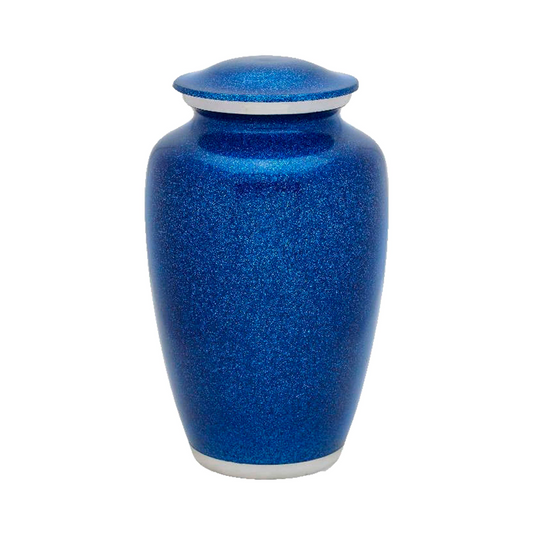 Blue Berry Marble Human Cremation Urn for Human Ashes