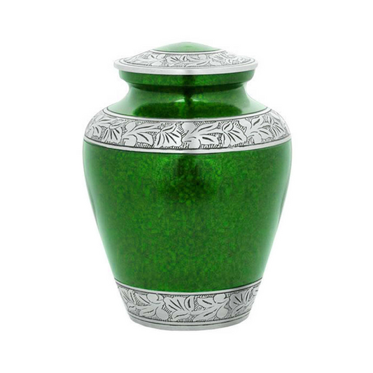 Luxury Koru Greenstone Cremation Urn for Human Ashes