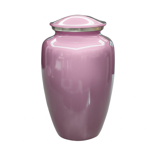 Pink Pastel Cremation Urn for Human Ashes