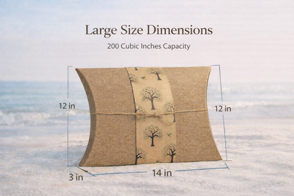 Biodegradable Urn for Ashes – Water Burial Urn (Adult 200 cu in)